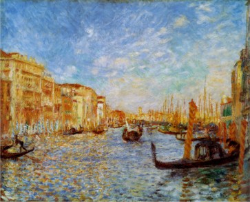 Grand Canal Venice - Pierre-Auguste Renoir painting on canvas